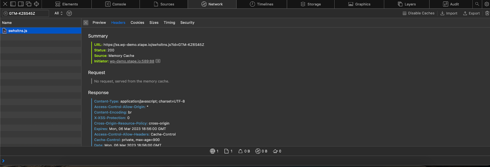 Tagging server URL