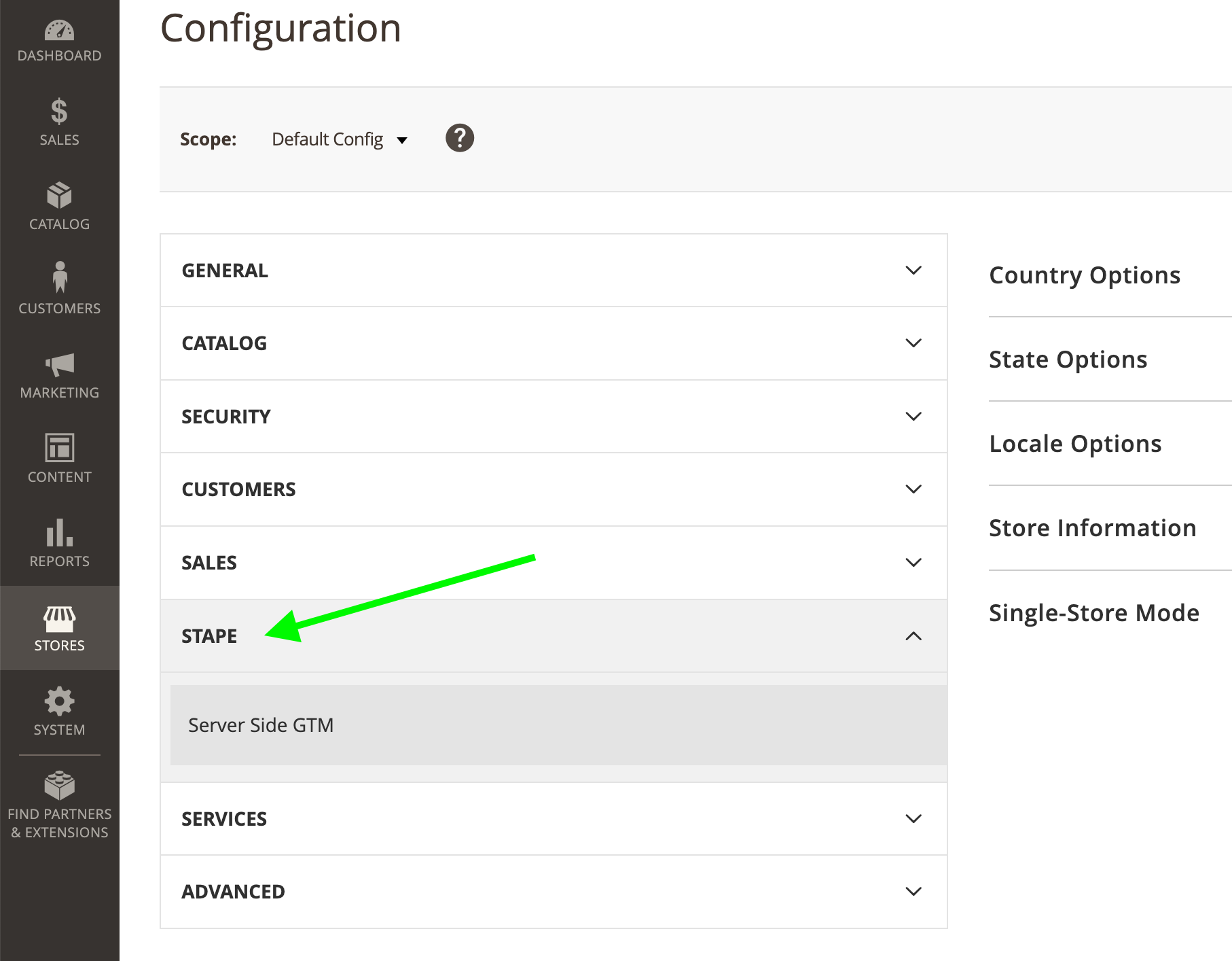 magento 2 account configuration