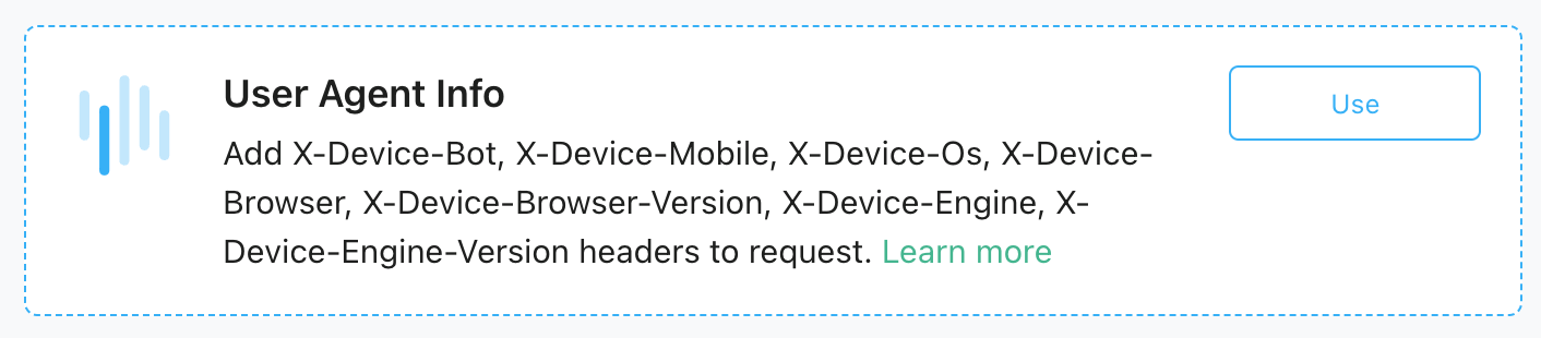 User Agent Info power-up from Stape