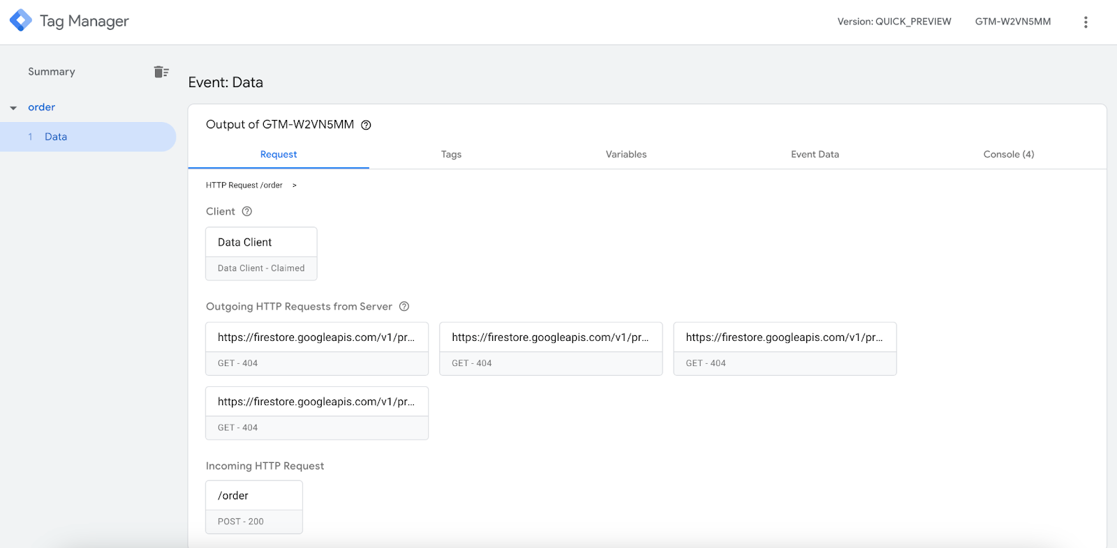 Servertoserver tracking in server Google Tag Manager Stape