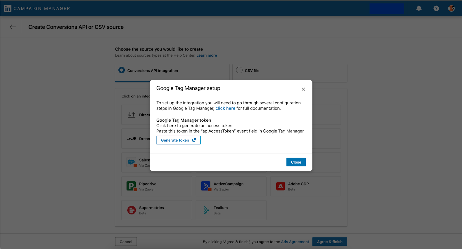 LinkedIn Conversion API Tag for server GTM - Stape