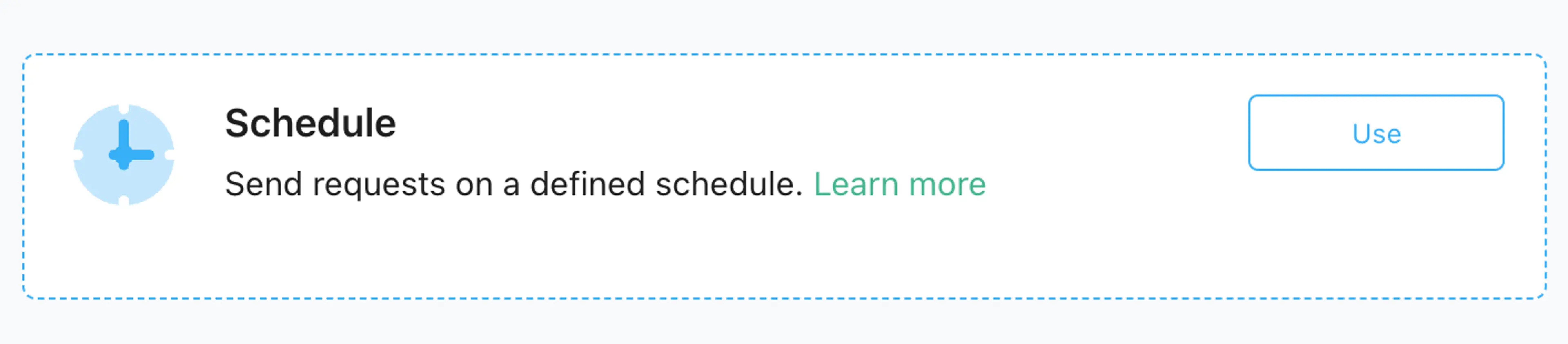 Send requests on a defined schedule with Stape