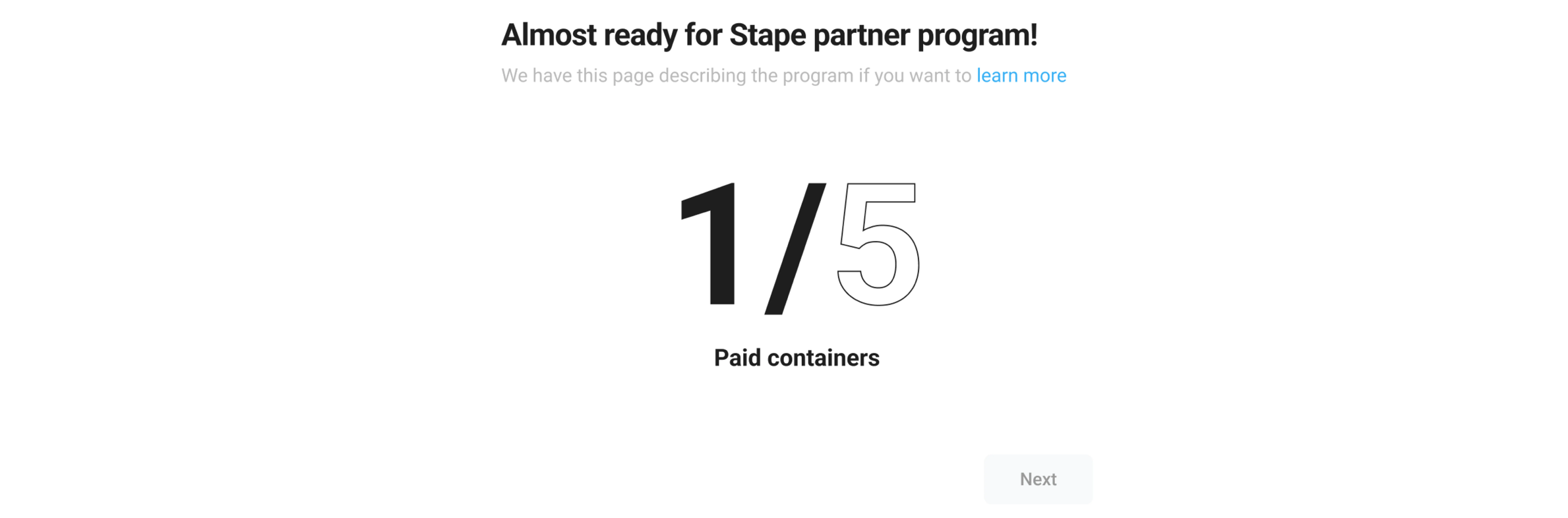 Stape Partner program