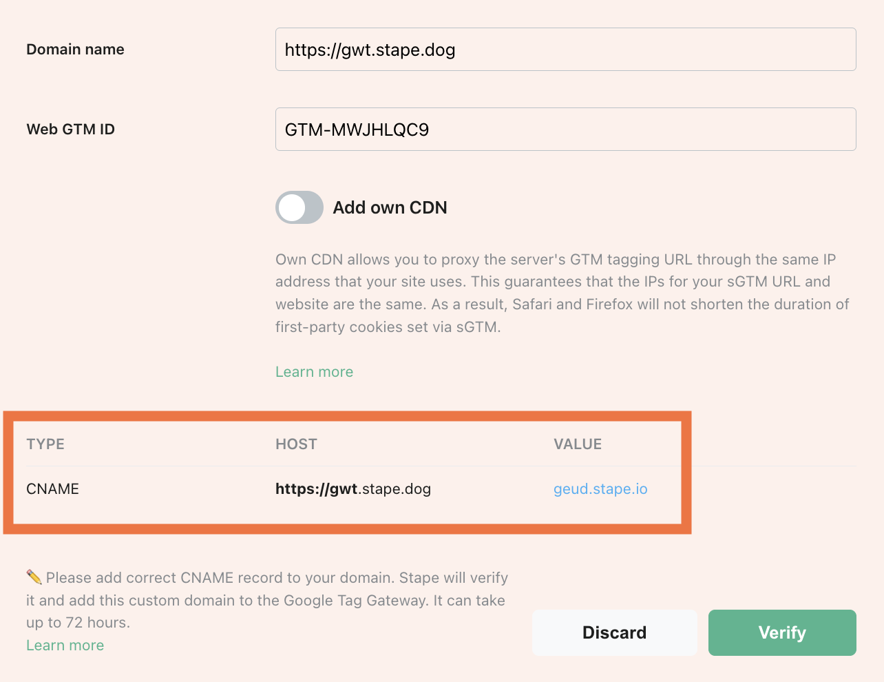 Add DNS records