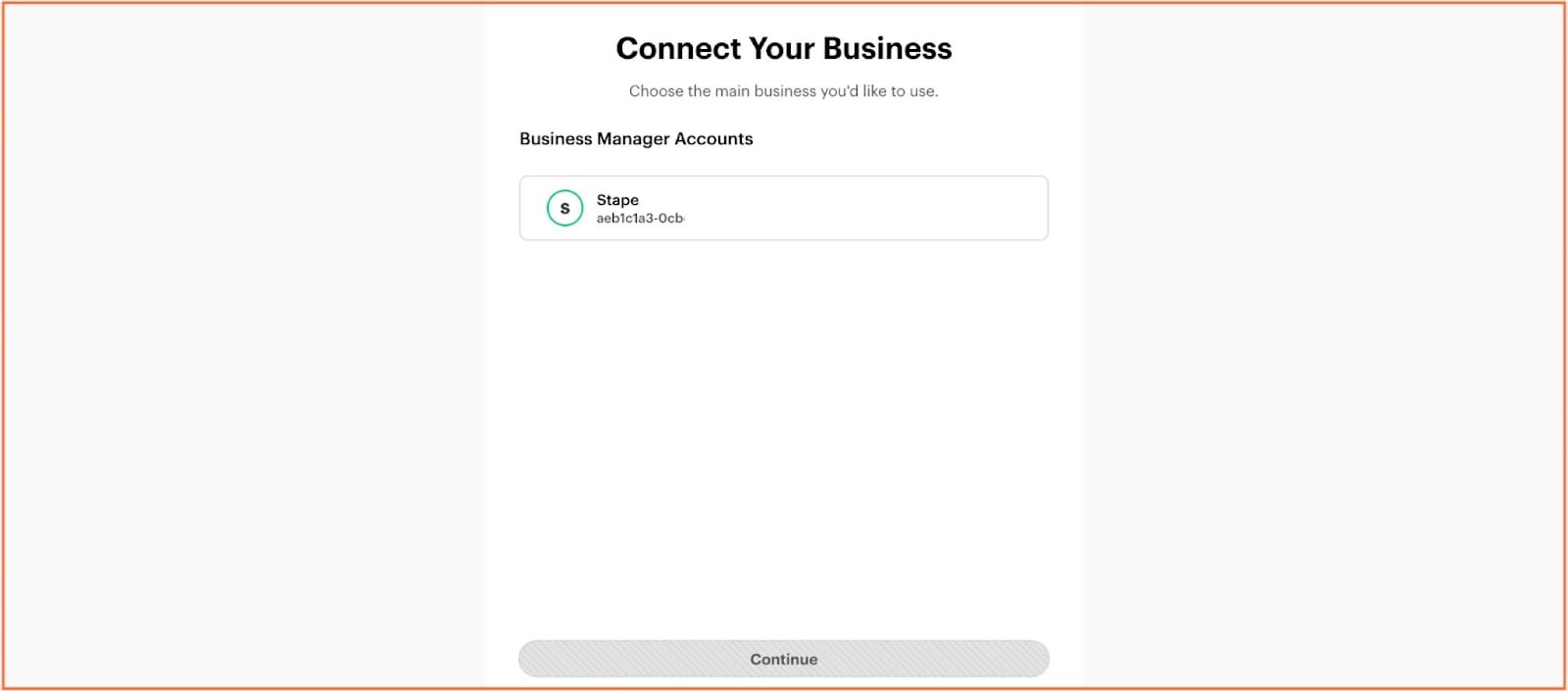 Choose the account and the Pixels you want to connect