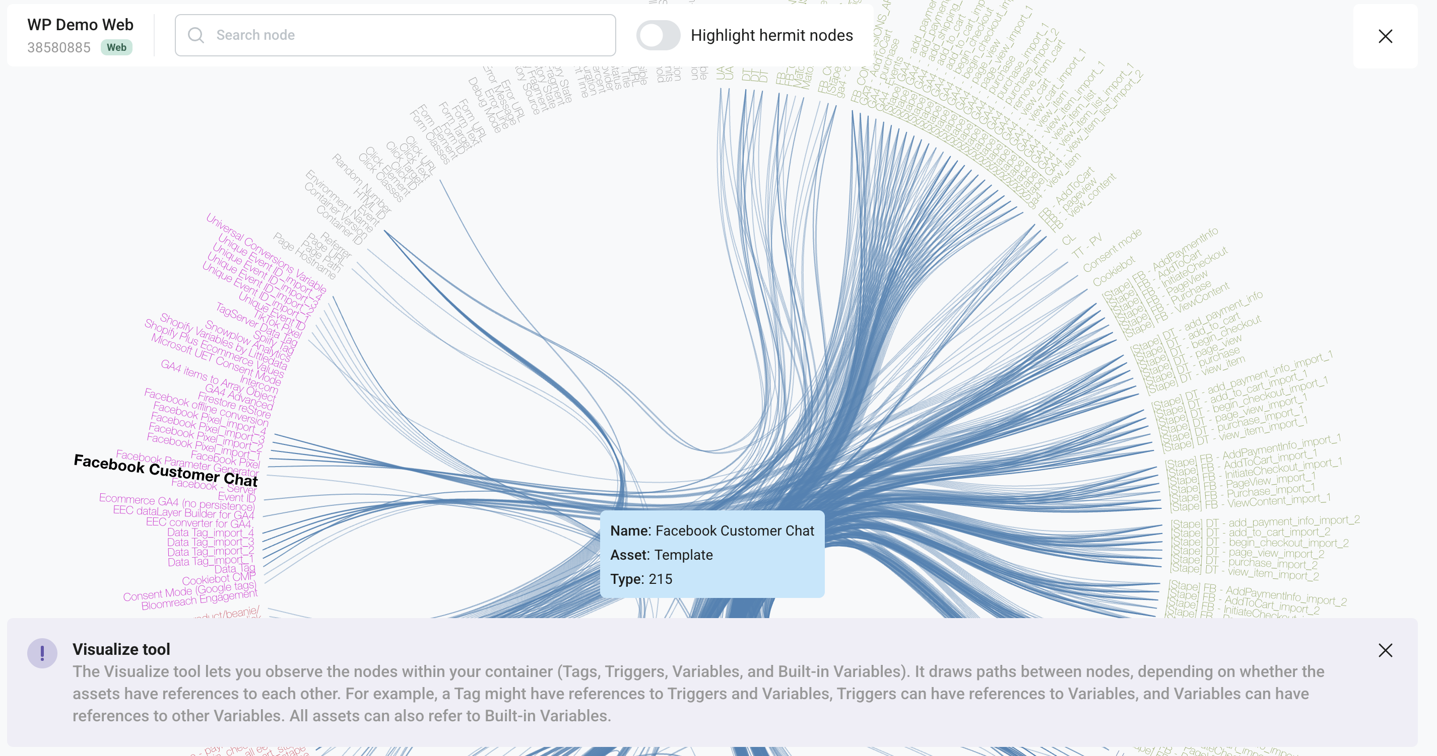 Container visualization