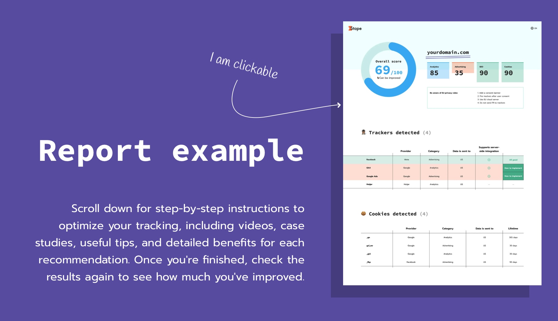 Report example image