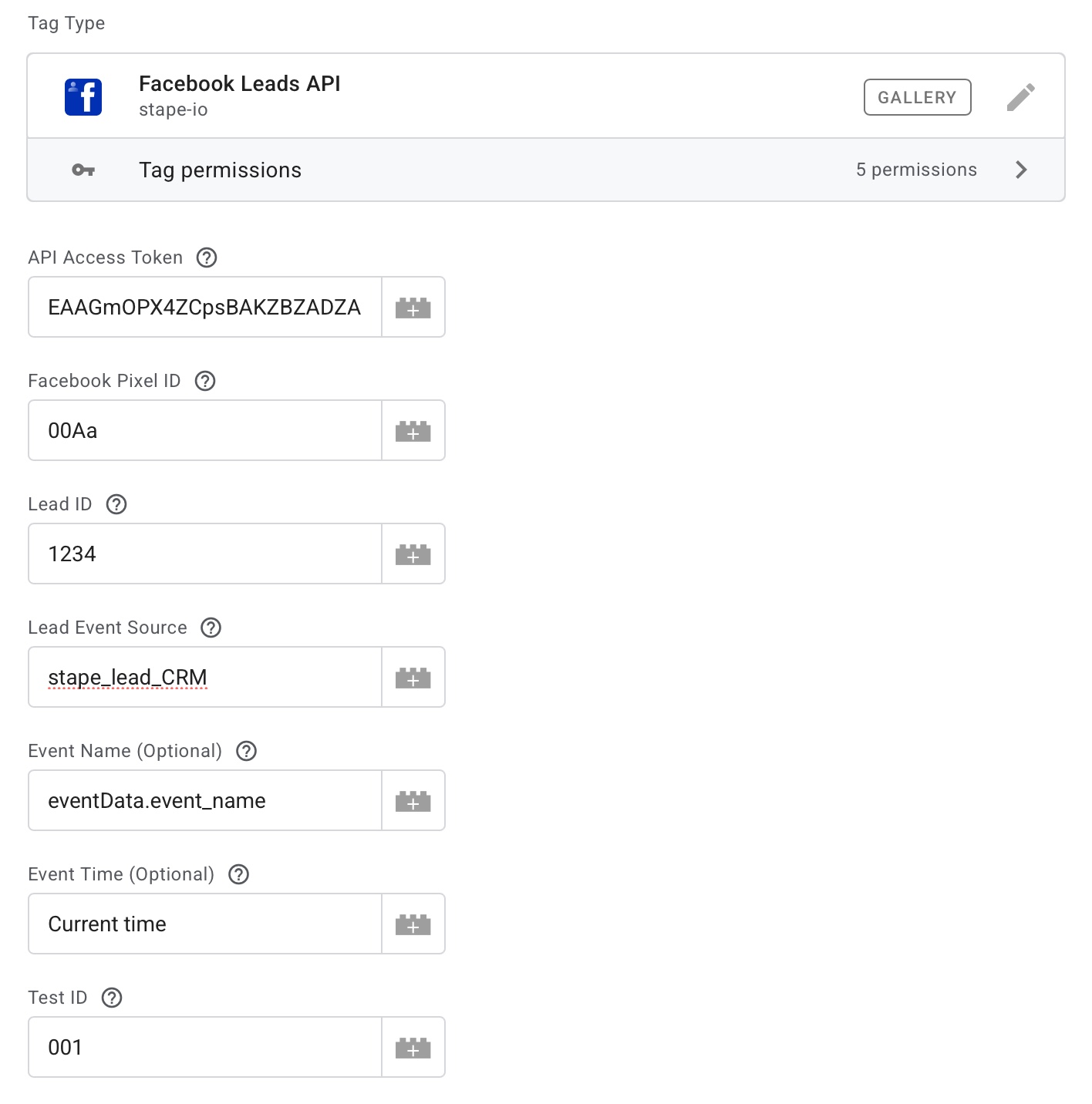Facebook Leads API - Stape