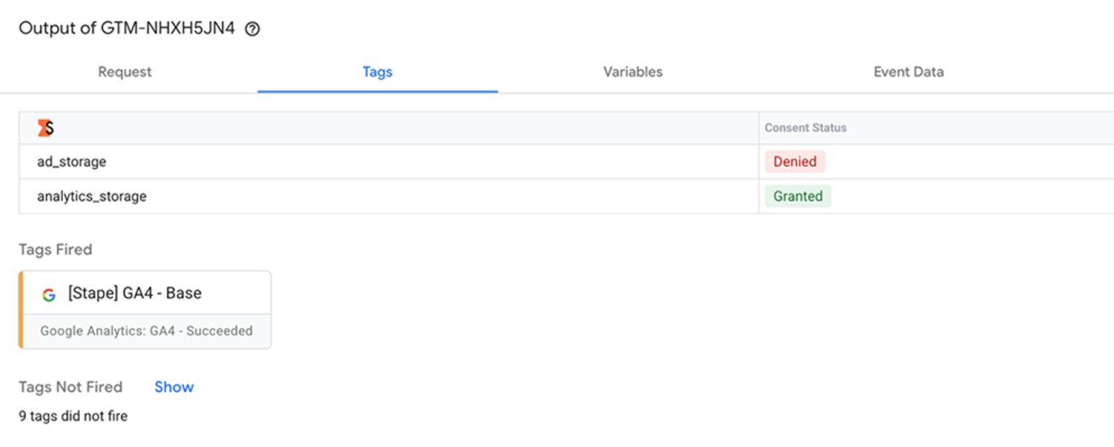 Server container preview