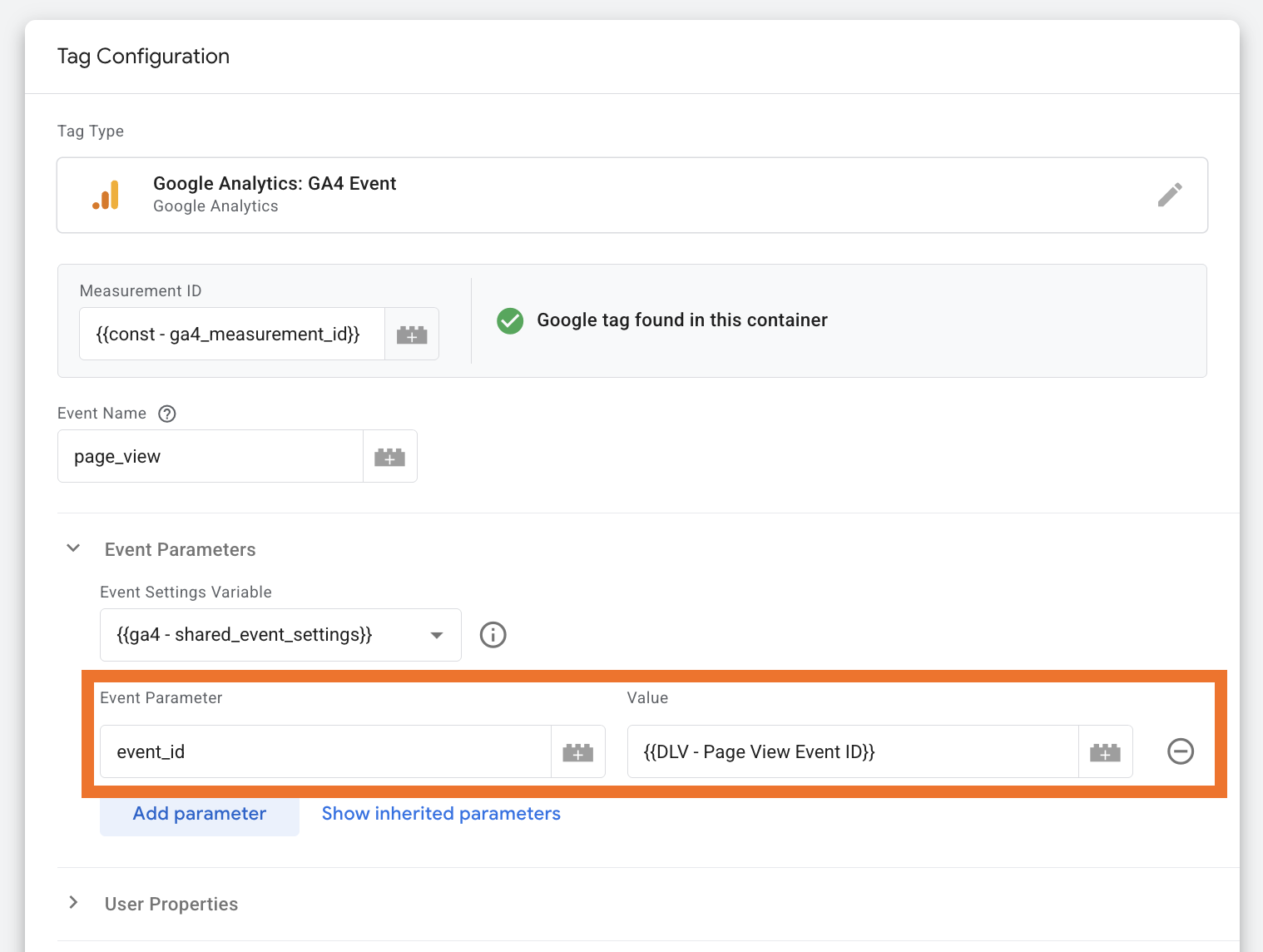 Stape Logs confirmando correspondência de event_id entre client e server