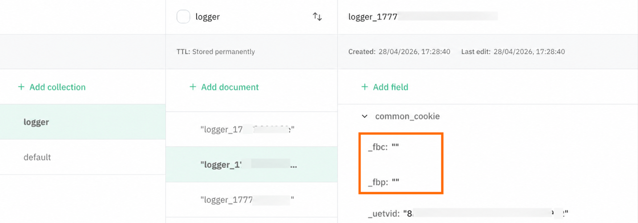 fbc e fbp ausentes no webhook