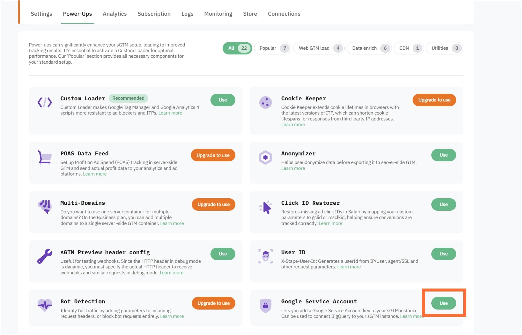Google Service account
